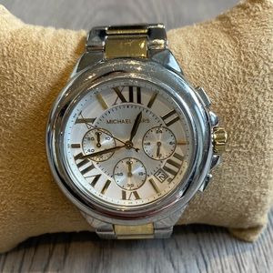Michael Kors to tone gold & silver watch